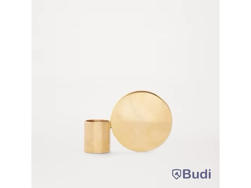 Fundament Ljusstake Frama, Untreated Brass