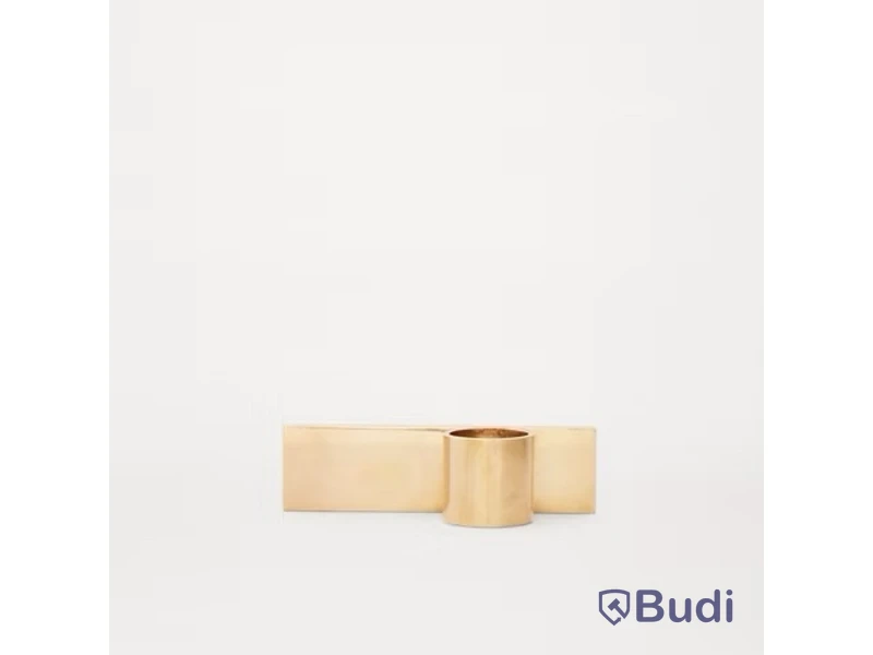 Fundament Ljusstake Frama, Untreated Brass
