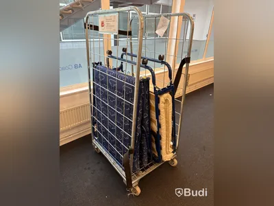 2 st. Gästsäng med transportvagn