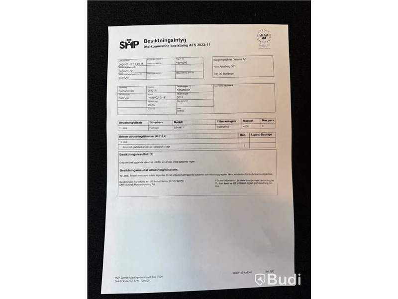 Bodbil Scania R500 8x2 12.7 -2018 | Palfinger PK 92002‑SH F, Jib PJ 170 E