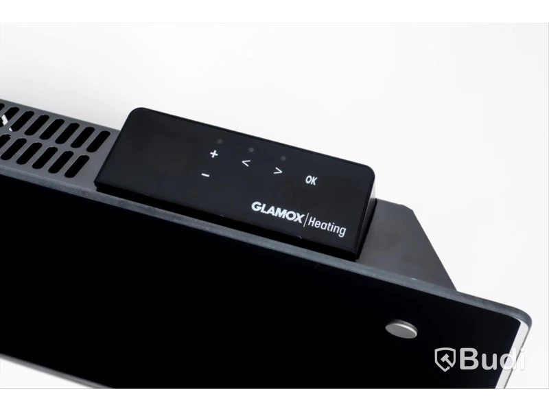 (NEW) 2 pcs. Glamox Heating DT thermostats, black, 230/400V