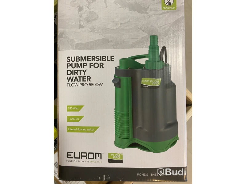LÄNSPUMP EUROM FLOW PRO 550DW DRÄNKBAR
