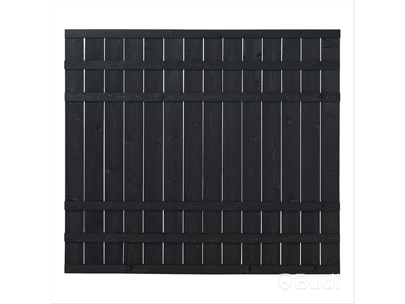 VINDSKYDD PLUS RUSTIK 180X158CM SVART