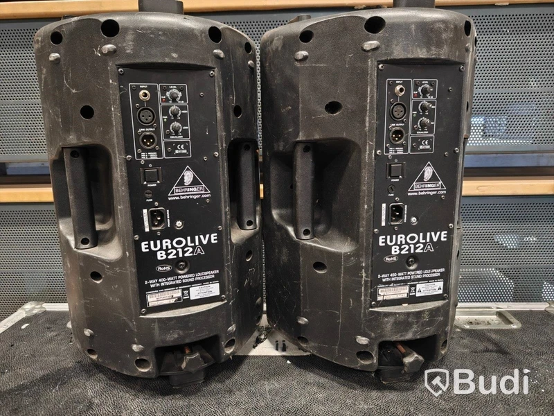 2 st, Aktiv högtalare, Behringer B212A, 2.
