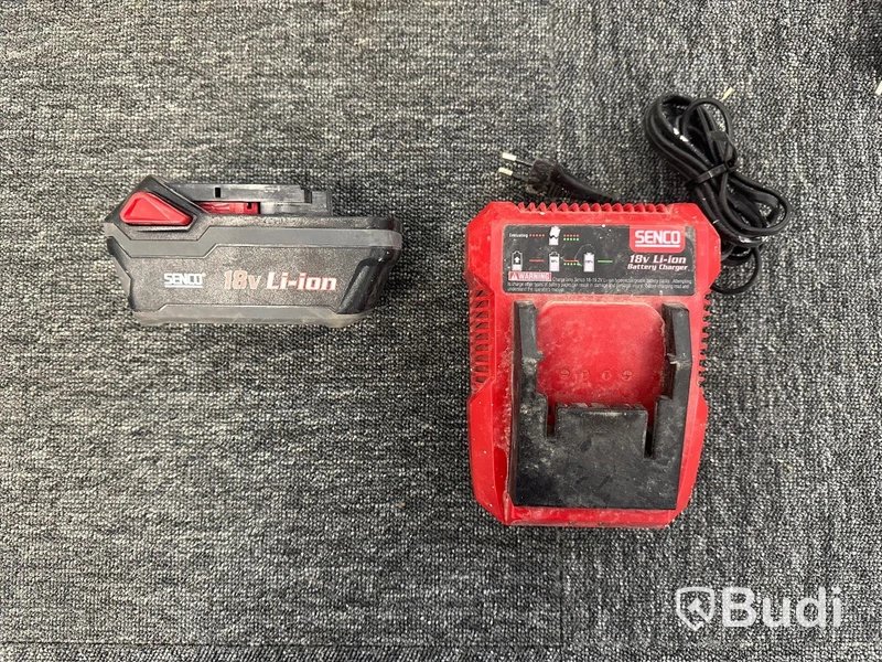 18V Senco batteri med laddare