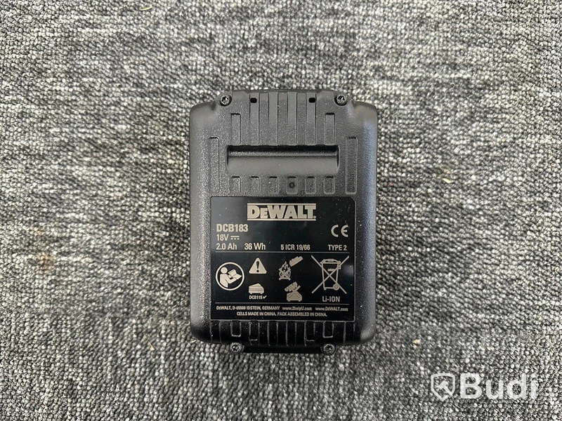 Oanvänt 18V XR batteri Dewalt