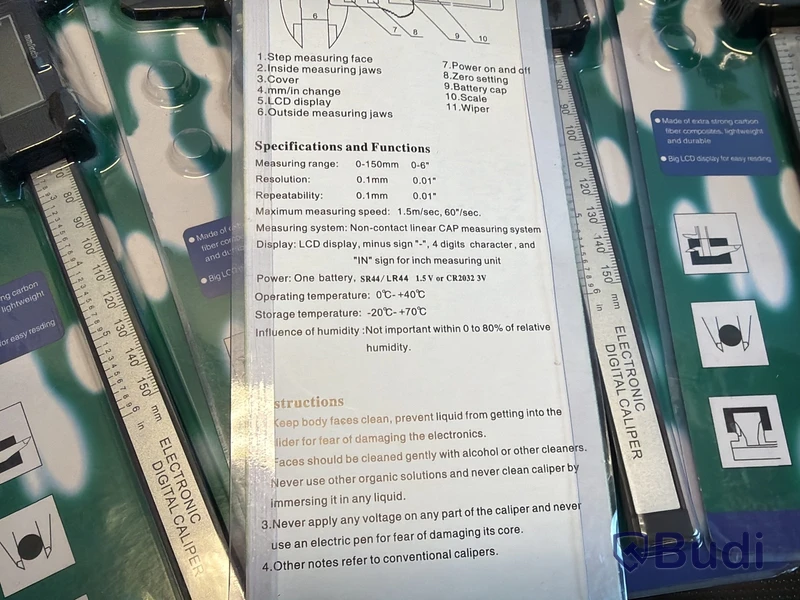 Borrhammare & digitala skjutmått