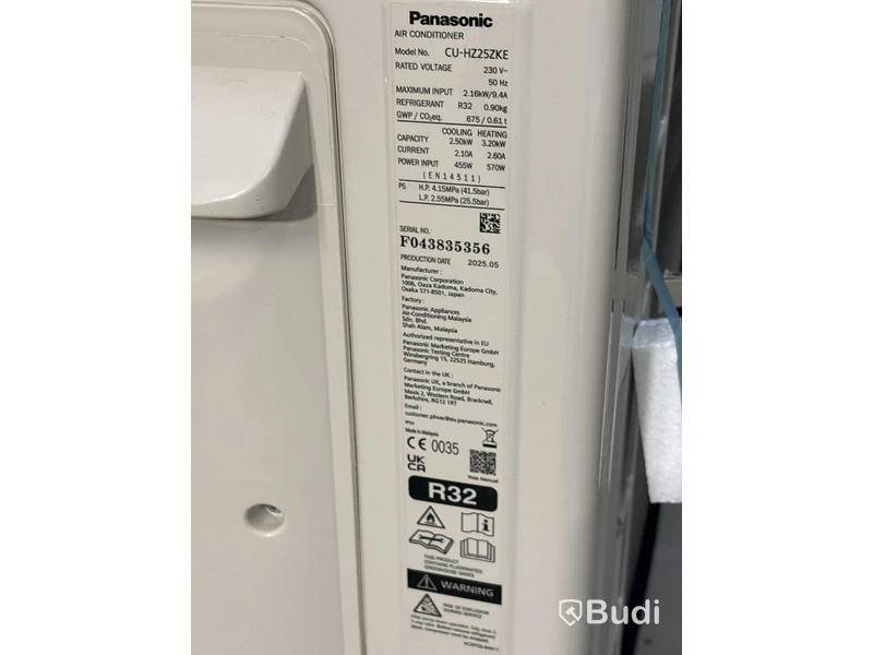 Luftvärmepump Panasonic, CZ25ZKE