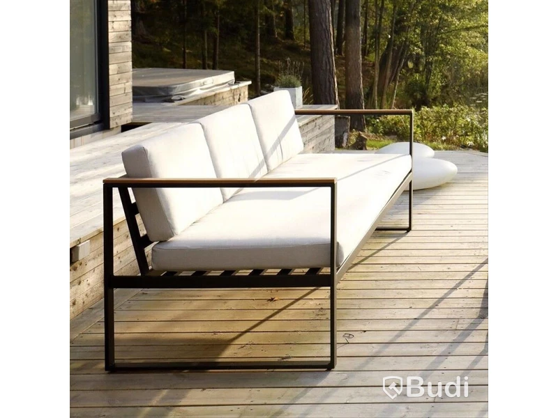 SOFFA OCH 2 ST. SOFFBORD SENSUM, HASSELUDDEN, TEAK SVART