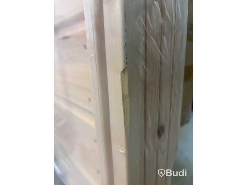 KALLFÖRRÅDSDÖRR VIBOSTUGAN 8X19 HÖGER RAK PANEL 10°