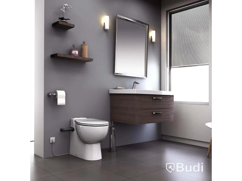 Toalettstol SANIFLO, SANICOMPACT PRO SILENCE ECO