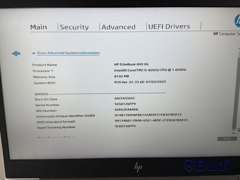 Laptop HP Elitebook 840 G6