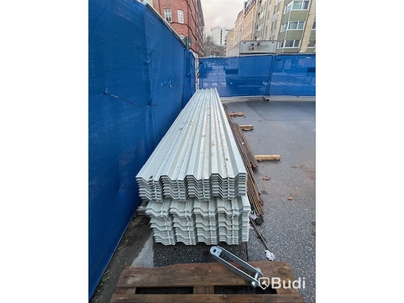 Parti med samverkansplåt, Peva45 vit 0,80 mm HP25 BOP13