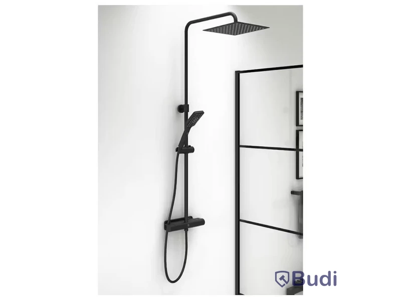 Takdusch Gustavsberg, Estetic Square 150 cc, mattsvart