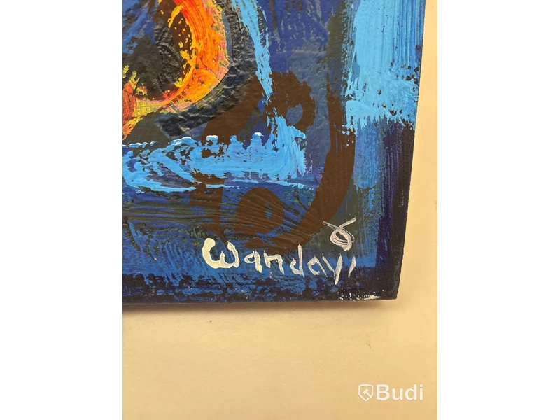 Canvastavla - Signerad ”Wanday” 2020