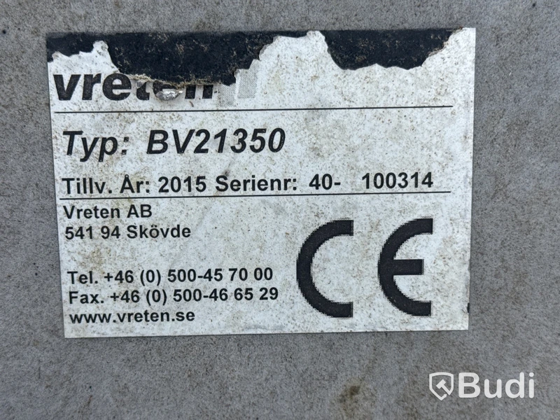 Sidovinge Vreten BV21350 | 2015