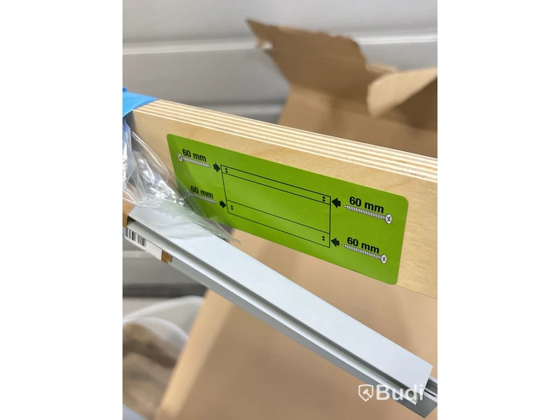 TVÄTTSTÄLLSSKÅP DANSANI, U24-1010, VIT MATT, 60 CM