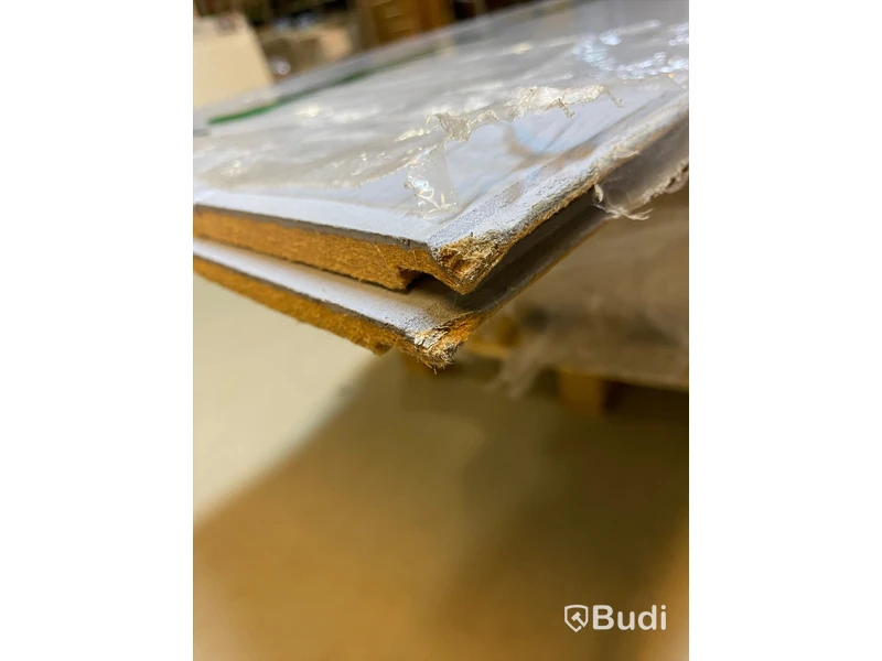 ca 25,7 kvm VÄGGPANEL HUNTONIT FAS 6 BORD PILASTER BLÅ 11X620X2390 MM