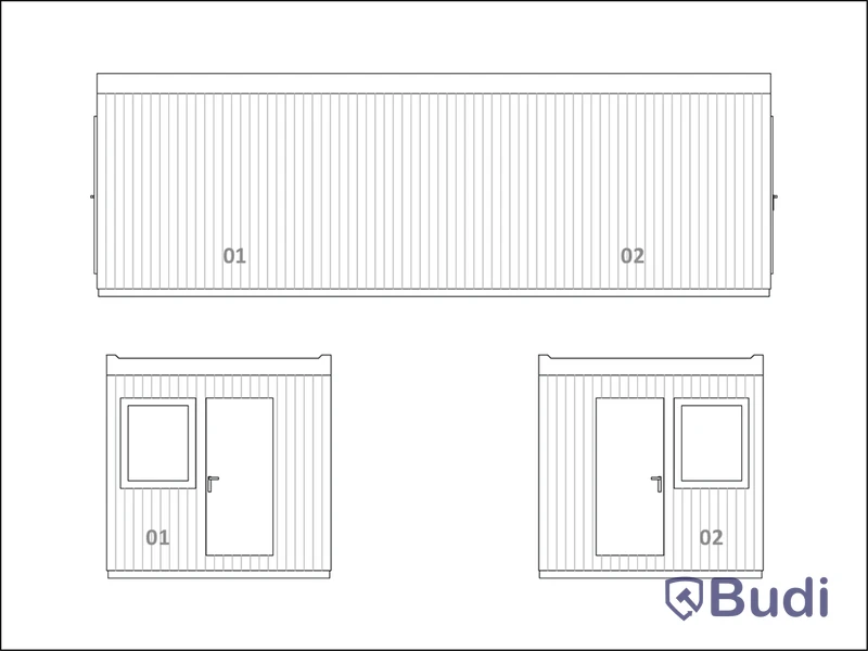 Modulbaserad bostadsetablering i Skellefteå, Totalt 240 lägenheter / Modular Housing Facility in Skellefteå, 240 apartments - säljes i befintligt skick