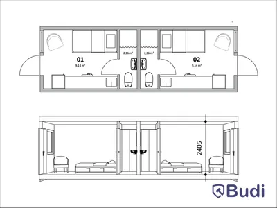 Modulbaserad bostadsetablering i Skellefteå, Totalt 240 lägenheter / Modular Housing Facility in Skellefteå, 240 apartments - säljes i befintligt skick