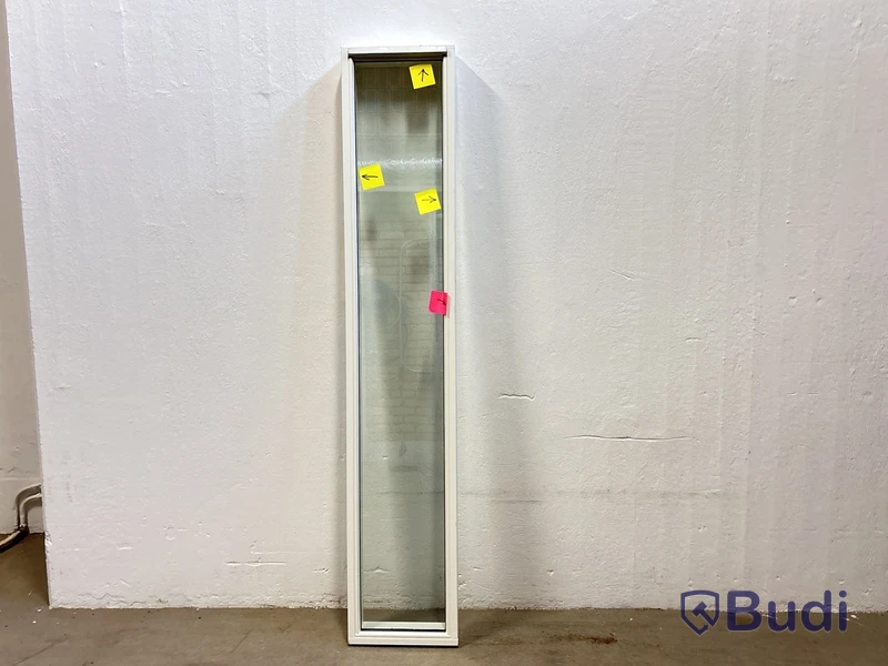 SIDOLJUS SOLID ELEMENTS TILL YTTERDÖRR M4X21 VIT, HEL GLAS
