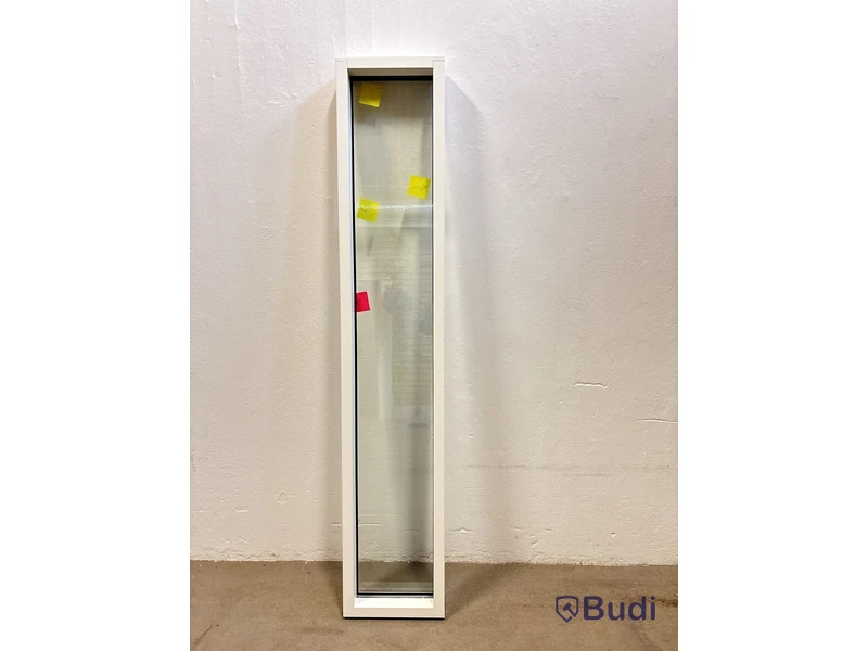 SIDOLJUS SOLID ELEMENTS TILL YTTERDÖRR M4X21 VIT, HEL GLAS
