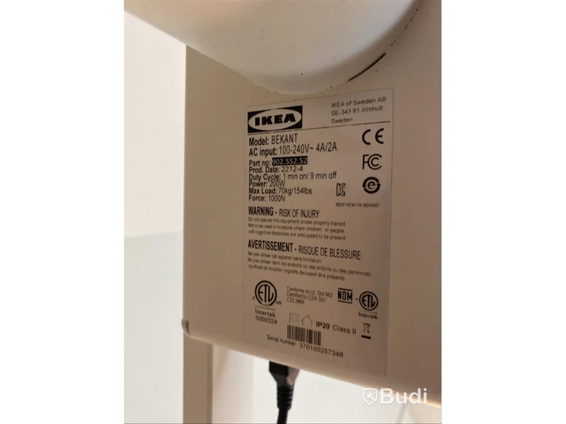 Höj- och sänkbart skrivbordsstativ IKEA Bekant