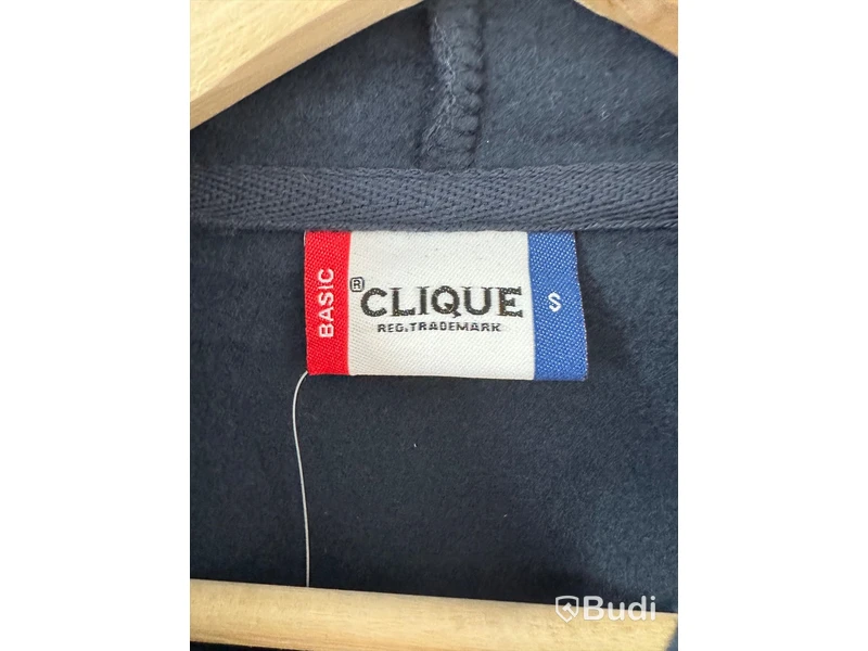 Damjacka, stl. S/36, Clique, dark navy. & (NY) Luvtröja, stl. S, Clique, dark navy.