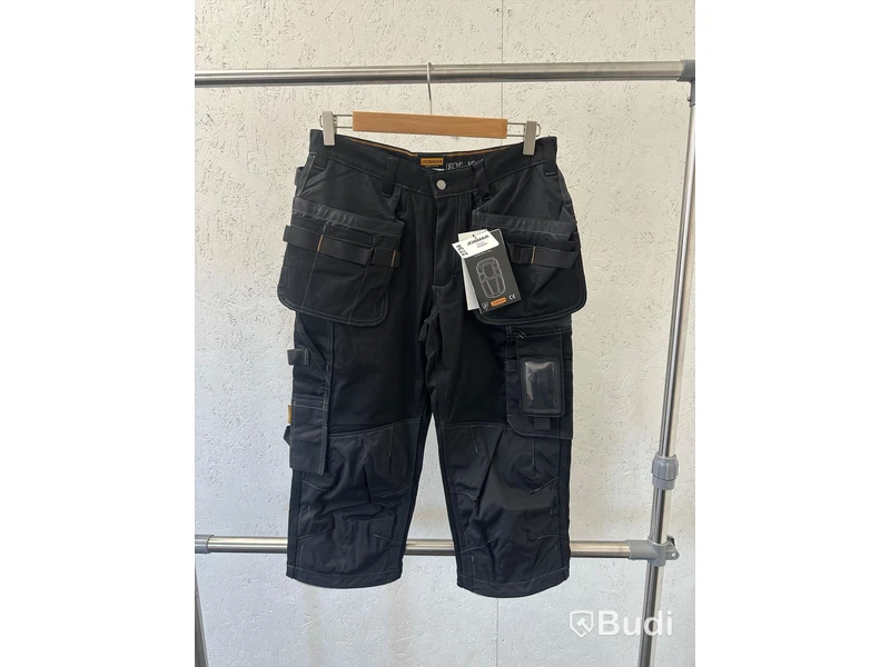 Herr-arbetsshorts, stl. C46/S, Jobman, svart.
