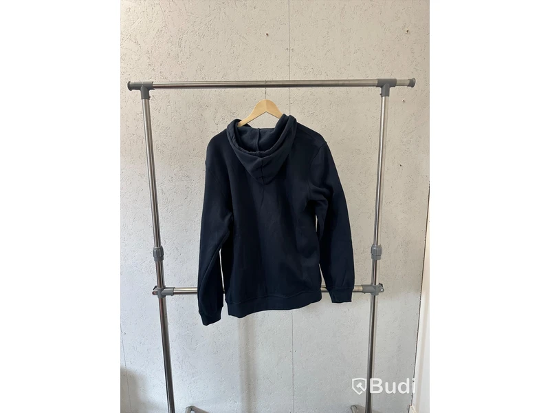 Hoody, stl. L, Clique, dark navy. & (NY) Dambyxor, stl. L, Cutter & Buck, dark navy.
