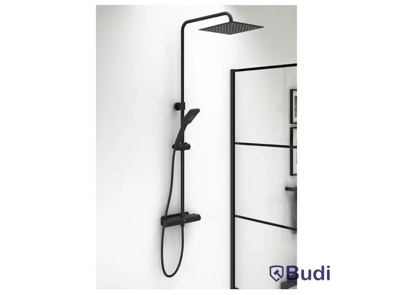 Takdusch Gustavsberg, Estetic Square 150 cc, mattsvart