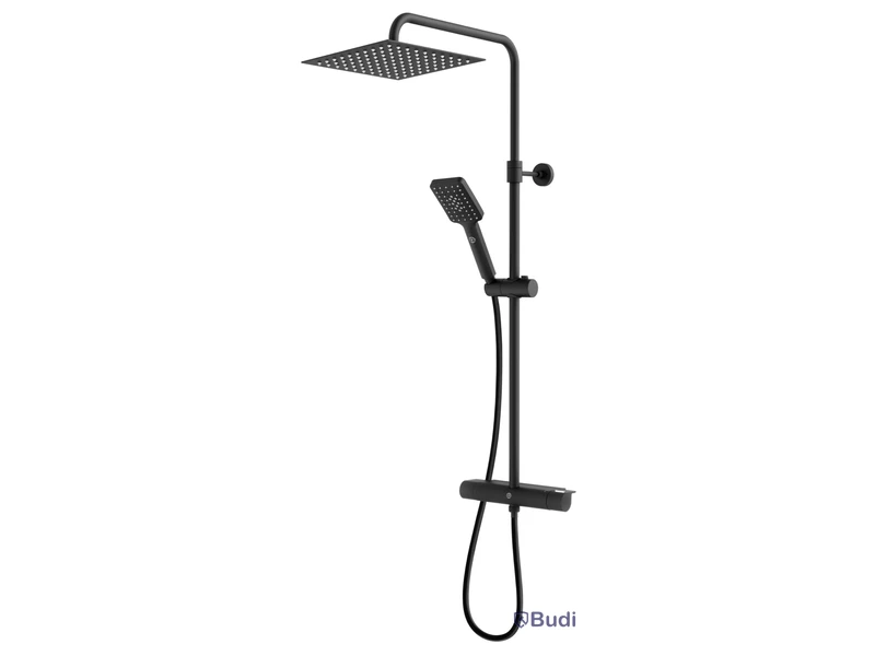 Takdusch Gustavsberg, Estetic Square 150 cc, mattsvart