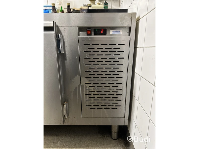 Köksbänk med kylförvaring, Rostfri