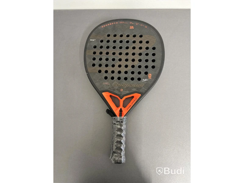 Padelracket, Bullpadel, Hack 03 Hybrid, svart/orange.