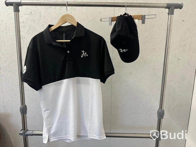 Träningströja, stl. M, Humbleton, svart/vit. & (NY) Keps, one-size, Humbleton, svart.