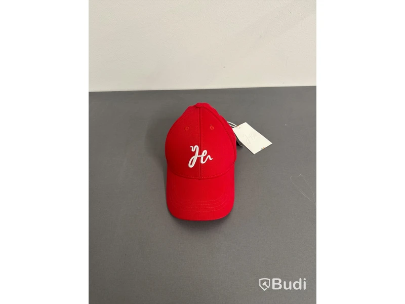 2 st. (NY) Keps, one size, Humbleton, röd.