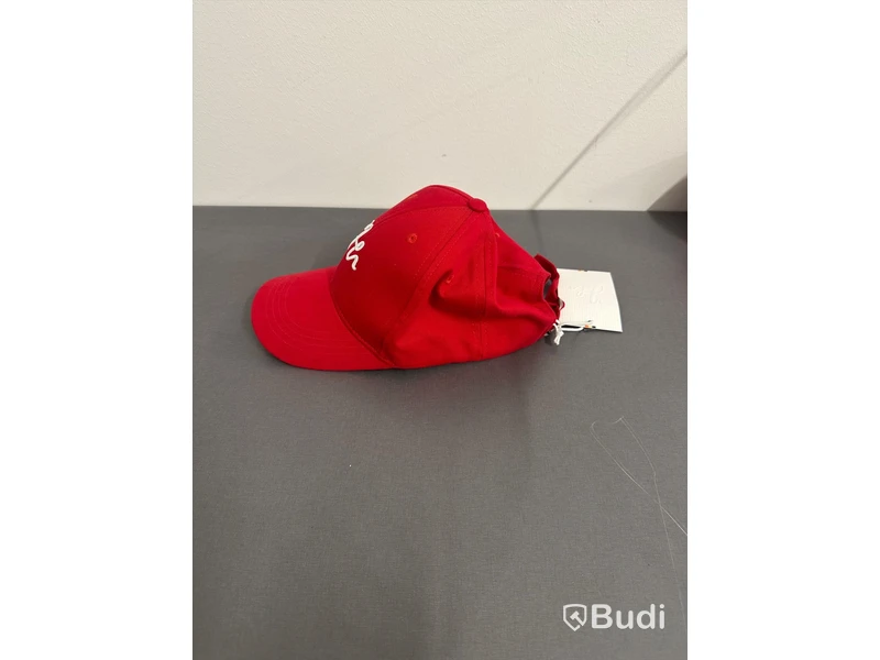 2 st. (NY) Keps, one size, Humbleton, röd.