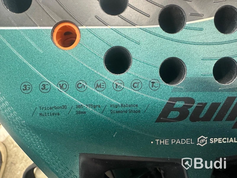 5 st. Padelracket, Bullpadel, olika modeller.