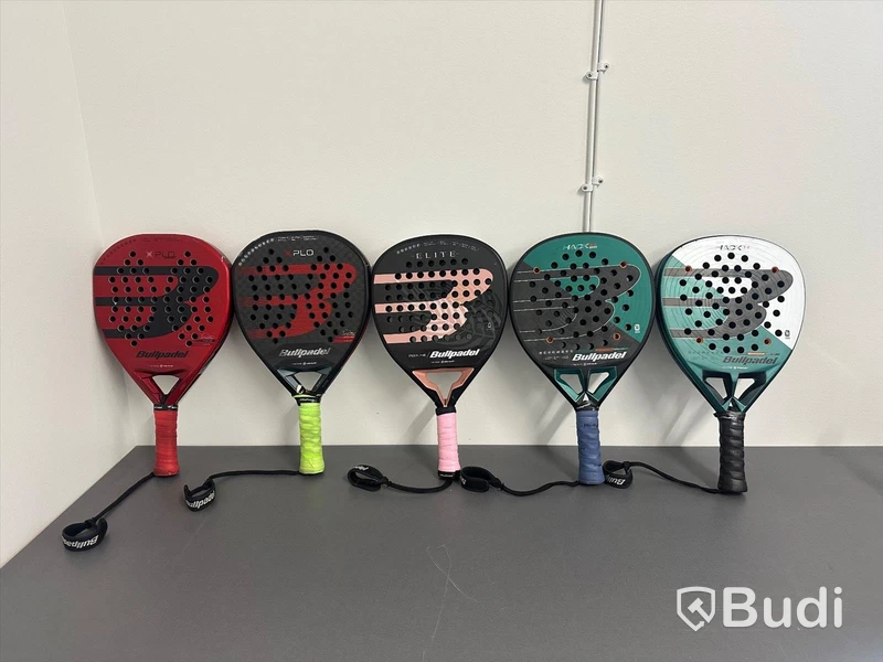5 st. Padelracket, Bullpadel, olika modeller.