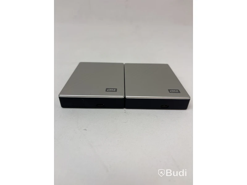 2 st. Externa hårddiskar WD My Passport Ultra á 4TB