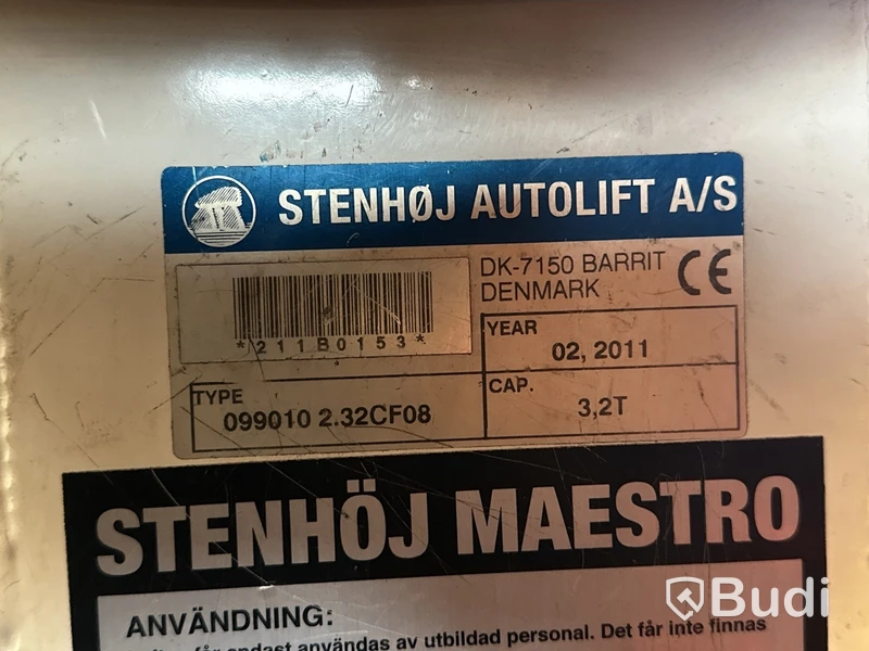 Billyft Stenhøj Maestro 3,2T