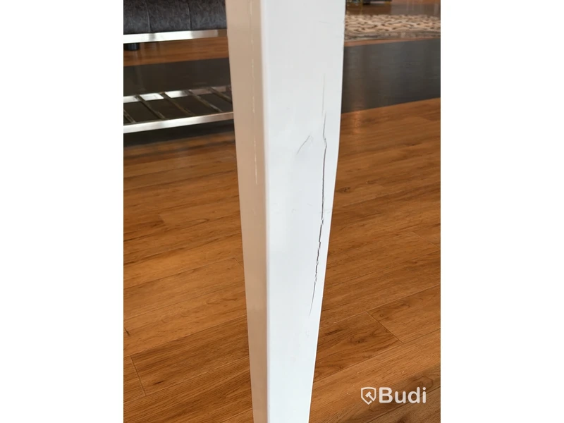 Matbord, vitt, 200x100 cm