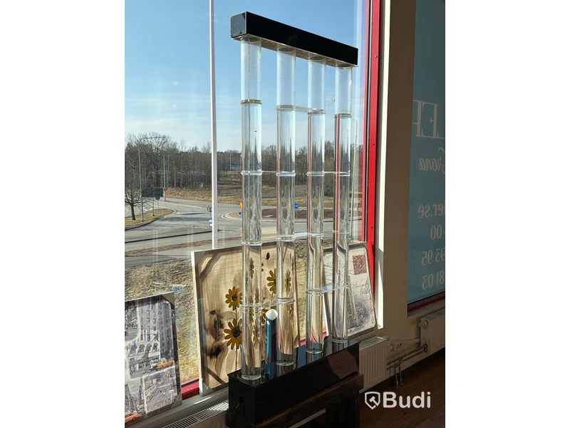 LED bar cabinets, hylla med bubblor och LED belysning, 3 st, höjd 200 cm