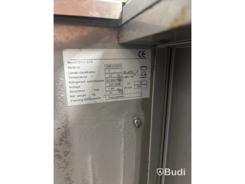 Kylbänk med plastkantiner. SweDan S900 STD