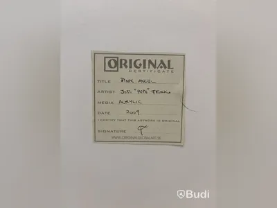 Tavla i ram signerad: José ”pepe” Franco