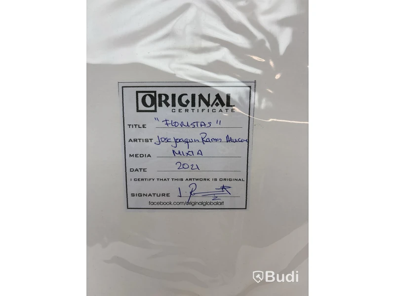 3 st. Tavlor signerade ”Jose Joaquin Ramos” (2021)