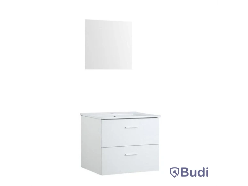 BADRUMSMÖBEL NORTIQ BERGAMO VIT MATT 60CM