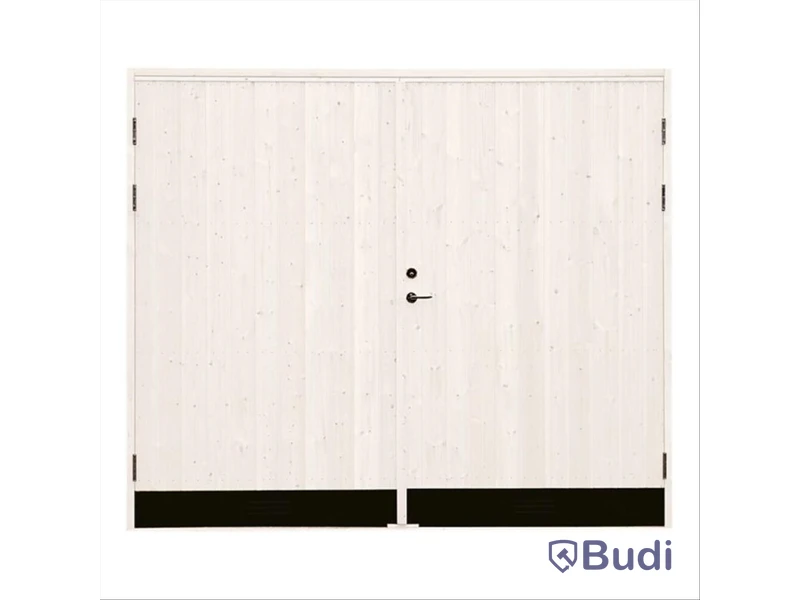 GARAGEPORT VIBOSTUGAN TÄT 10° 25X21 MED KARM, GRUNDMÅLAD