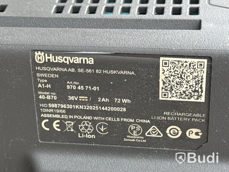 Batteridriven grästrimmer Husqvarna 215iL 36V