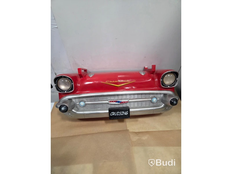 Dekorationsobjekt Chevrolet Bel Air, röd och silver